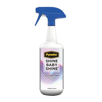 HORSE CARE:GROOMING:PYRANHA SHINE BABY SHINE 32oz SPRAY COAT CONDITIONNER