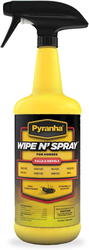 PYRANHA WIPE N'SPRAY (Yellow) 32 Oz