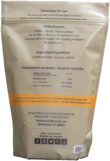 HORSE CARE:SALTS AND MINERALS:REDMOND ROCK 7 lbs