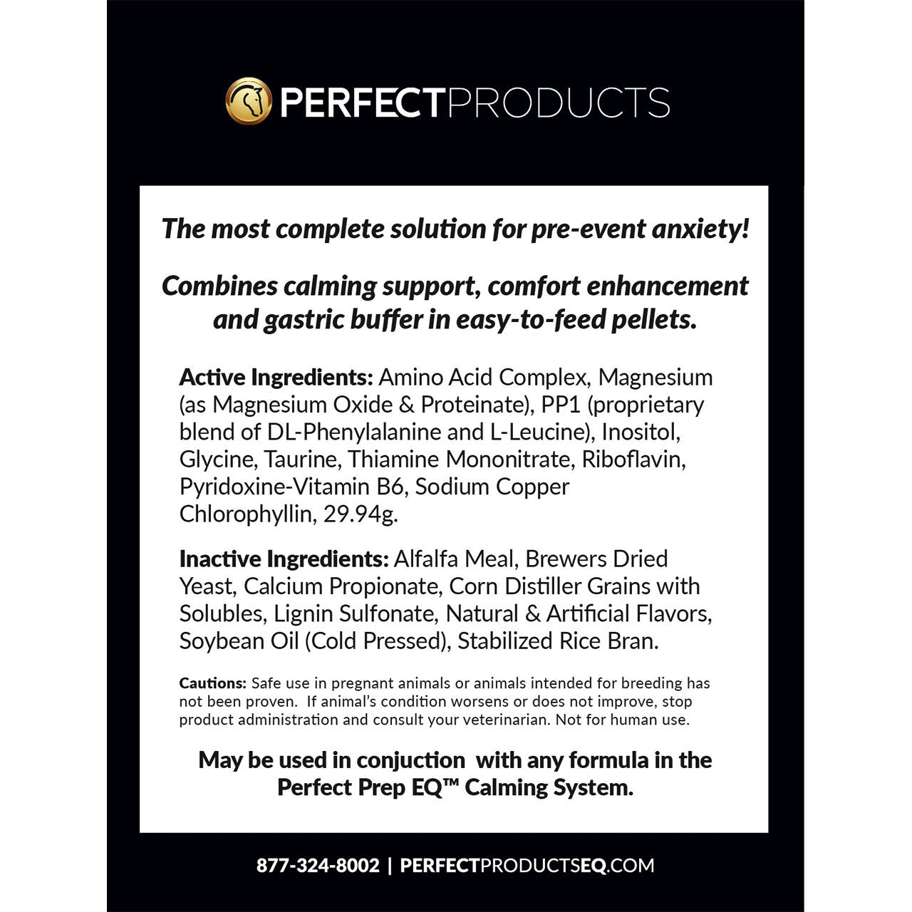 Perfect Prep Eq Sane And Sound Pellets 5 Lb Pack Perfect Prep EQ Sane ...