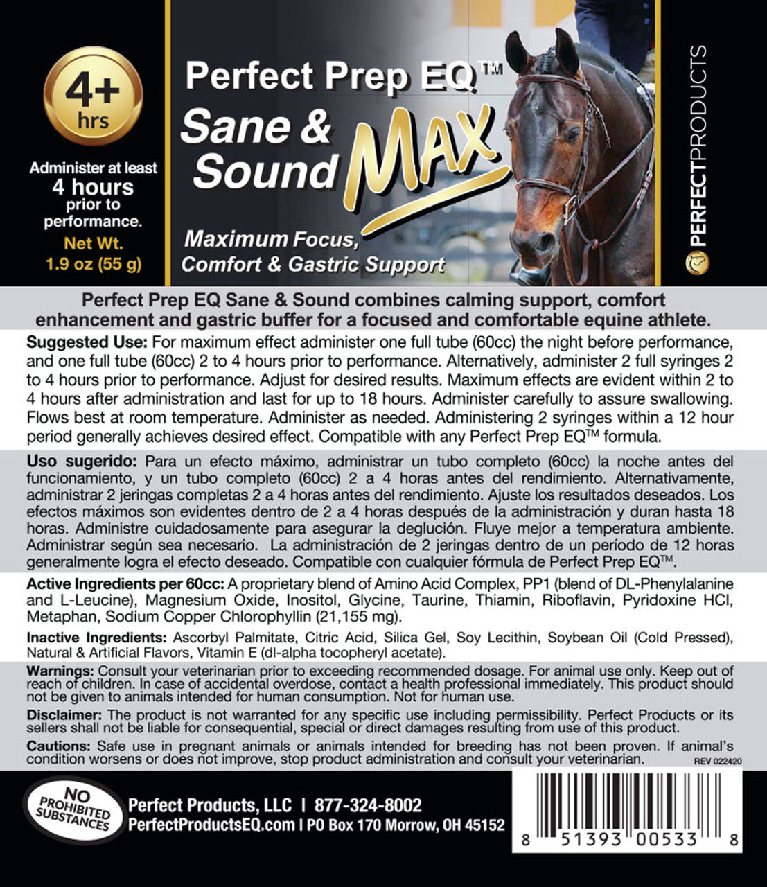 PERFECT PREP EQ™ Sane & Sound MAX Calming Paste