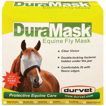 HORSE CARE:GROOMING:DURAMASK EQUINE FLY MASK W/O EARS